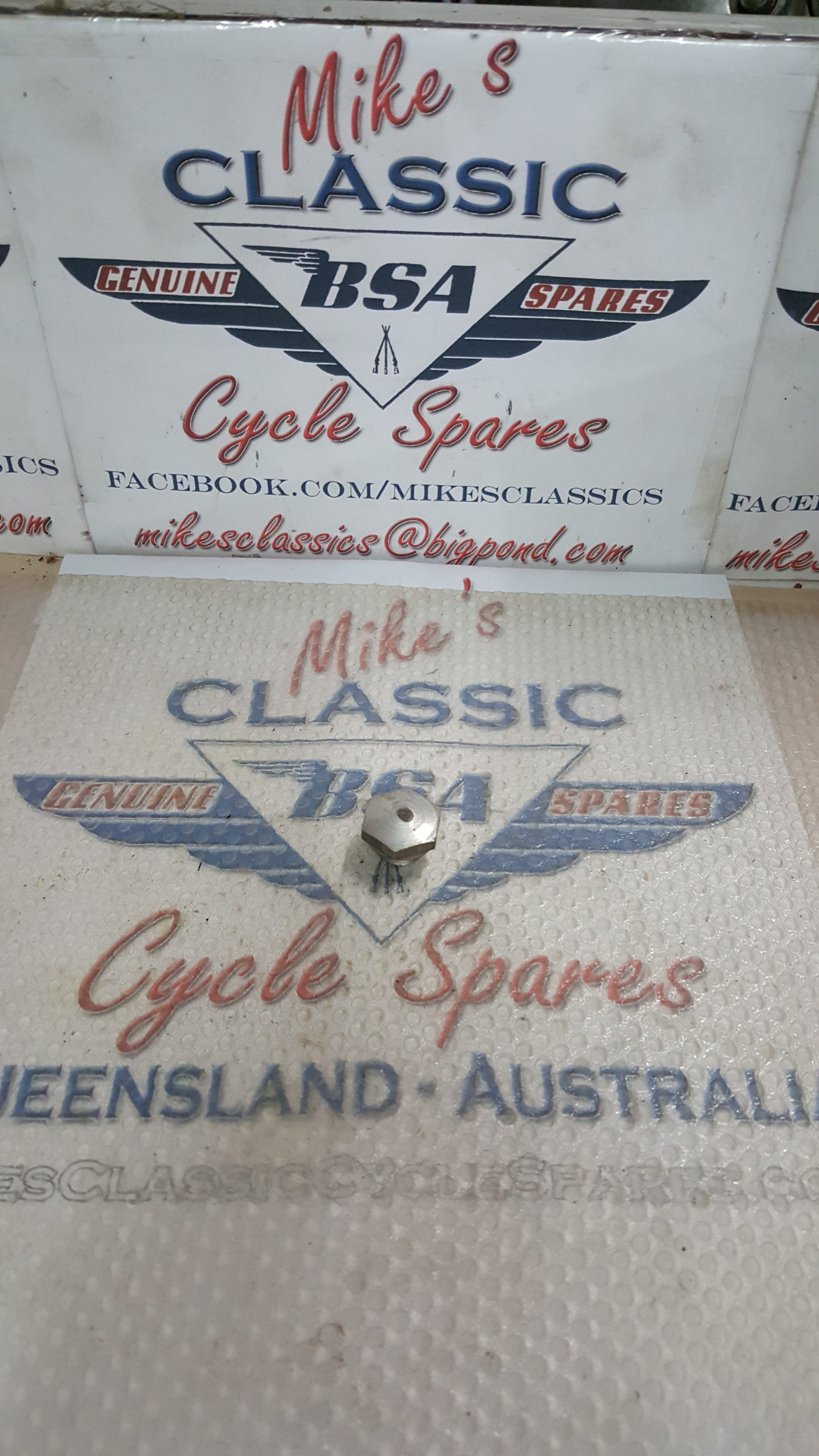 BSA A7 A10 ROCKER BOX WITH ROCKER ARMS & TAPPET CAPS - 42-0138 - for sale online